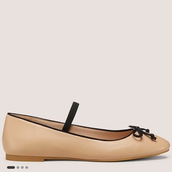 NWT Stuart Weitzman GABBY BOW BALLET FLAT - Picture 1 of 3